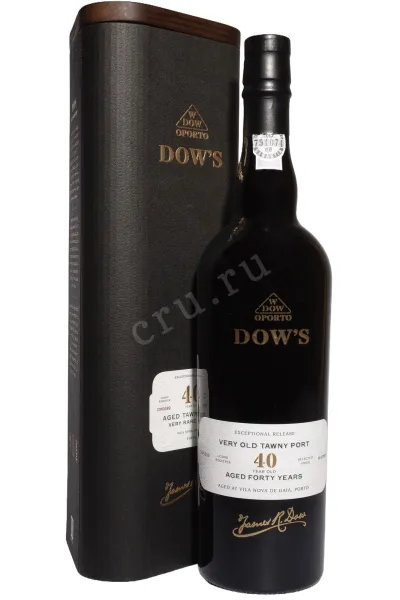 Портвейн Dows 40 years Tawny 1983 0.75 л