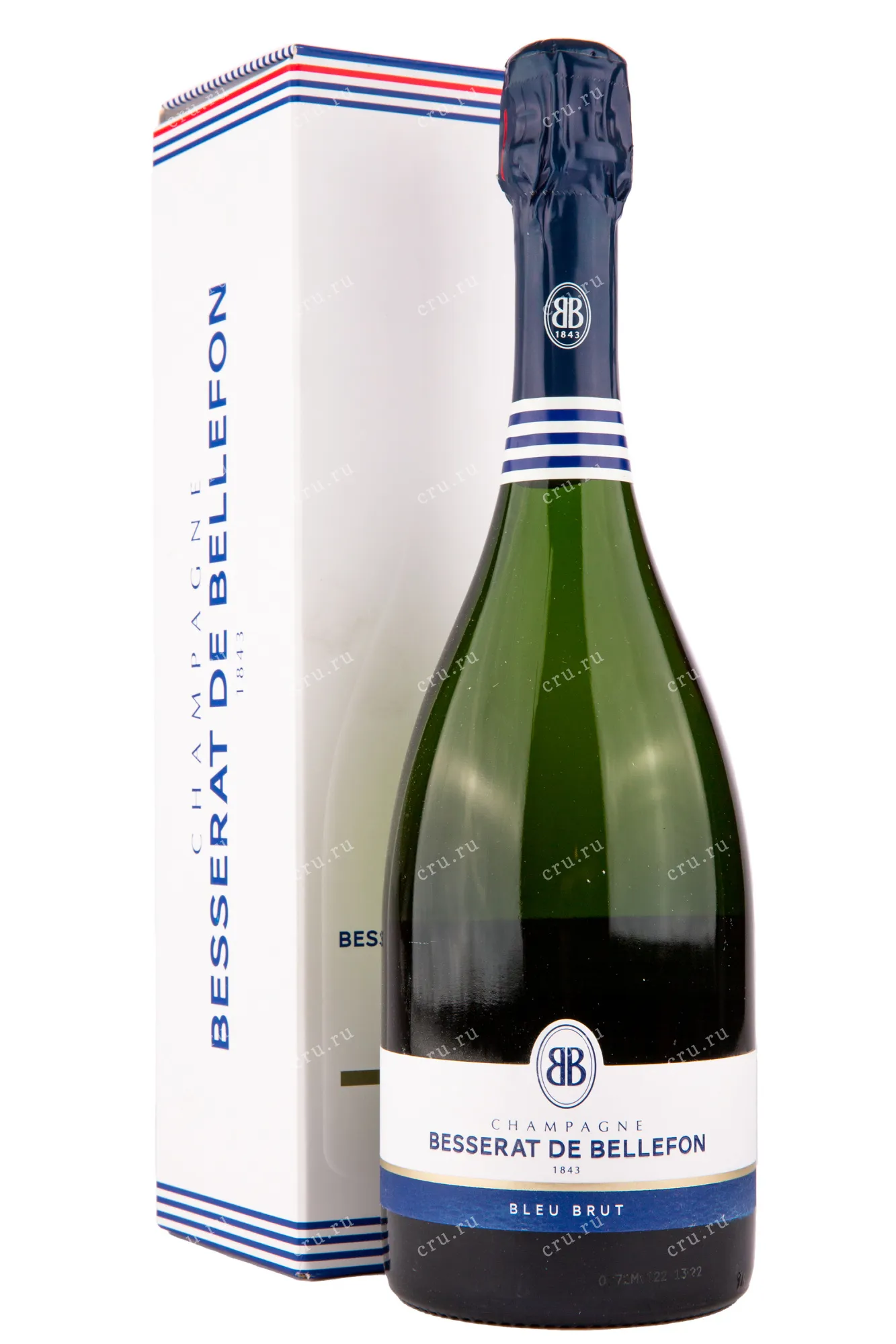 Фото — Шампанское Besserat de Bellefon Blue Brut  0.75 л