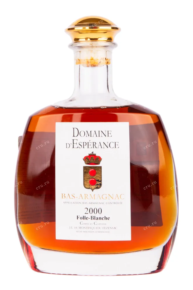 Арманьяк Folle Blanche Domaine d'Esperance 2000 0.7 л