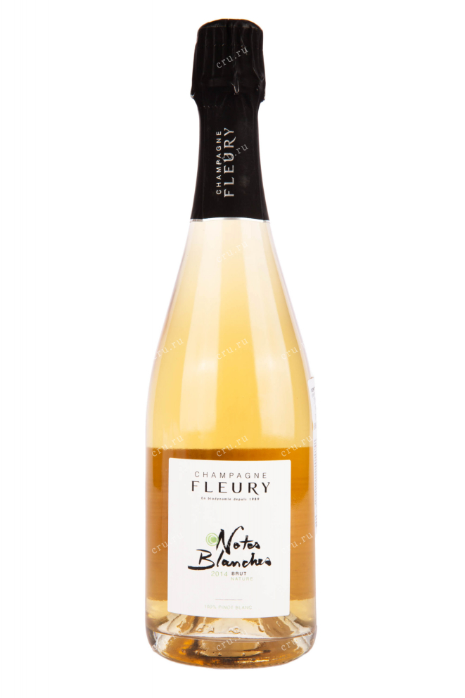 Шампанское Fleury Notes Blanches Brut Nature 2014 0.75 л