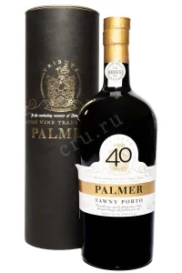 Портвейн Palmer Twany Porto 40 Years Old in tube 1982 0.75 л