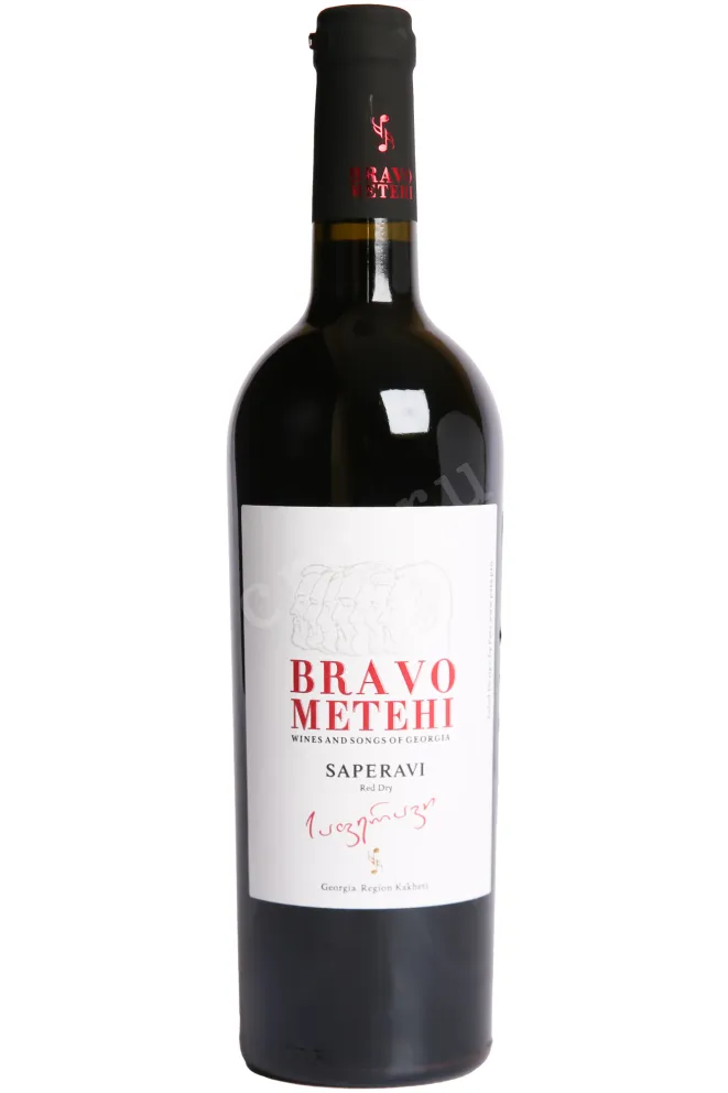 Вино Bravo Metehi Saperavi 2024 0.75 л