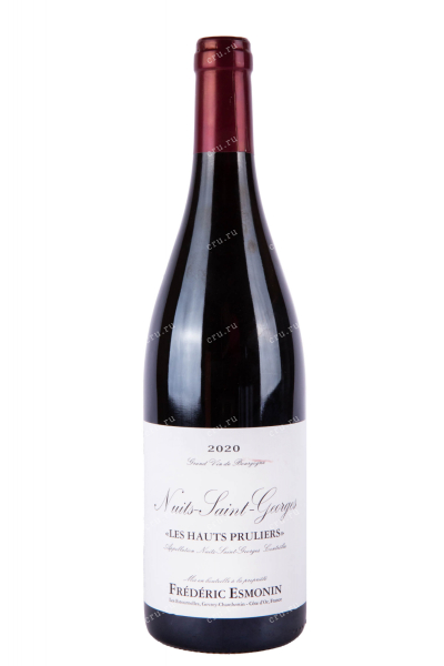 Вино Frederic Esmonin Nuits-Saint-Georges Les Hauts Pruliers 2020 0.75 л