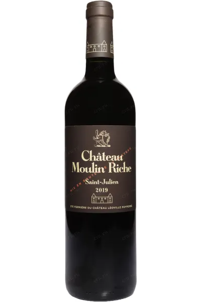 Вино Chateau Moulin Riche Saint-Julien AOC 2019 0.75 л