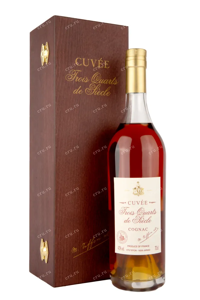 Коньяк Tiffon Cuvee Trois Quart de Siecle 75 years in gift box  0.7 л