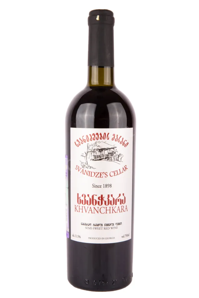 Вино Svanidzes Cellar Khvanchkara  2022 0.75 л