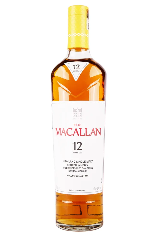 Бутылка Macallan Colour Collection 12 years old gift box 0.7 л