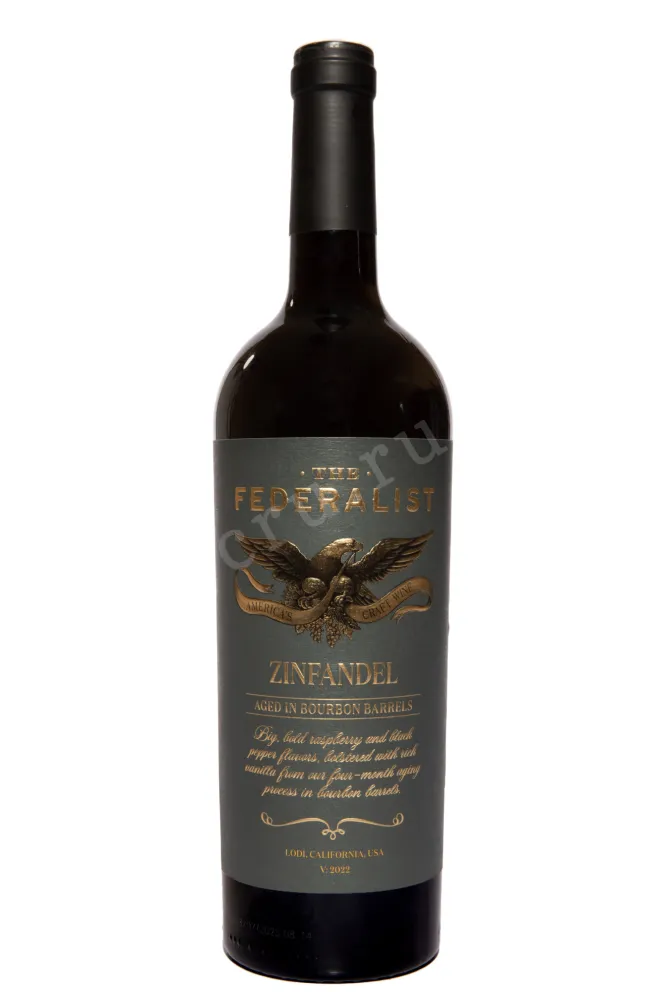 Вино The Federalist Zinfandel Lodi Bourbon Barrels 0.75 л