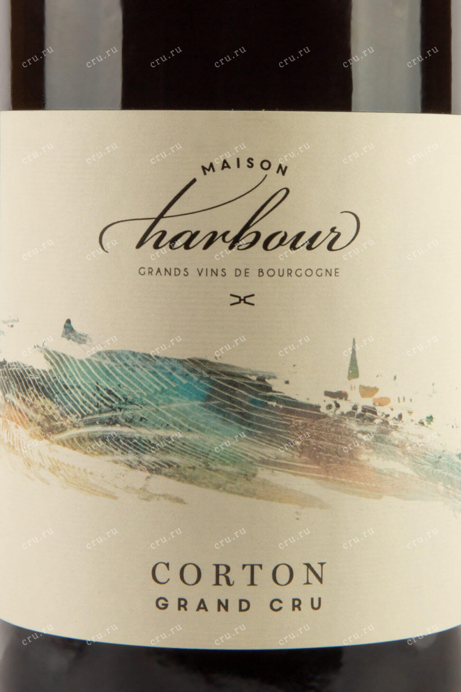 Этикетка Corton Gran Cru Harbour Carl le Cerbe 2019 0.75 л