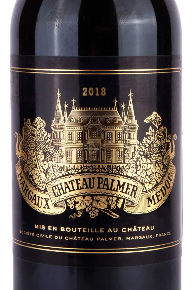 Этикетка Chateau Palmer Margaux 2018 0.75 л
