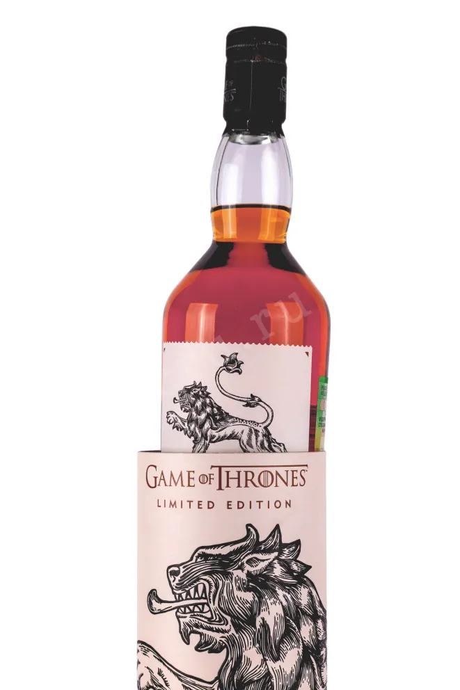 Виски Lagavulin 9 years Game of Thrones House Lannister in tube  0.7 л