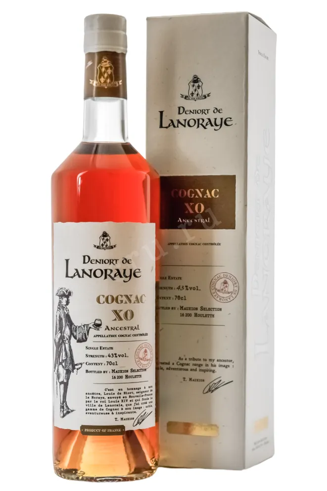 Коньяк Deniort de Lanoraye XO Ancestral in gift box 2003 0.7 л