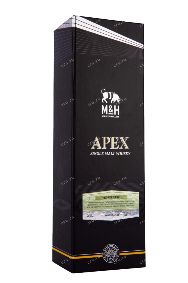 Подарочная коробка M&H Apex ex-Rye Cask in gift box 0.7 л
