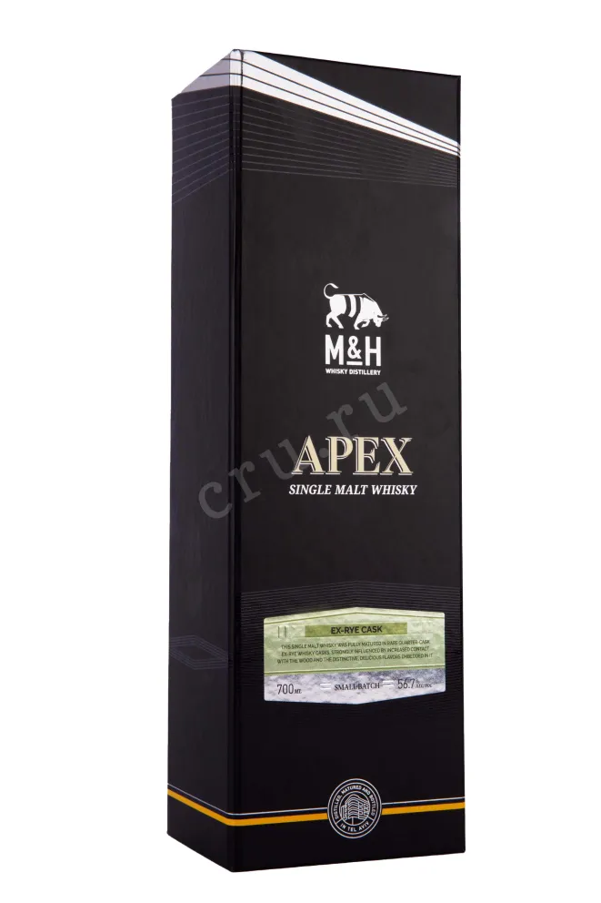 Подарочная коробка M&H Apex ex-Rye Cask in gift box 0.7 л