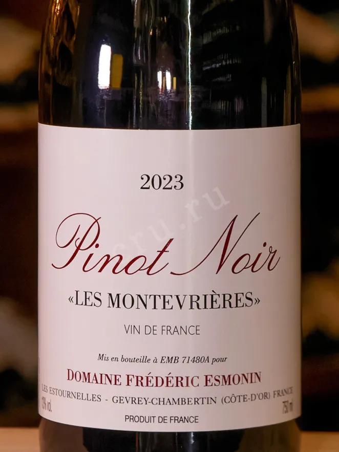 В магазине Крю Профи Frederic Esmonin Les Montevrieres Pinot Noir 2023 0.75 л