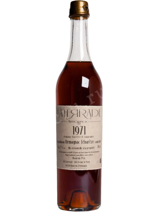 Арманьяк Laterrade Domaine Barrere Armagnac Tenareze  1971 0.7 л
