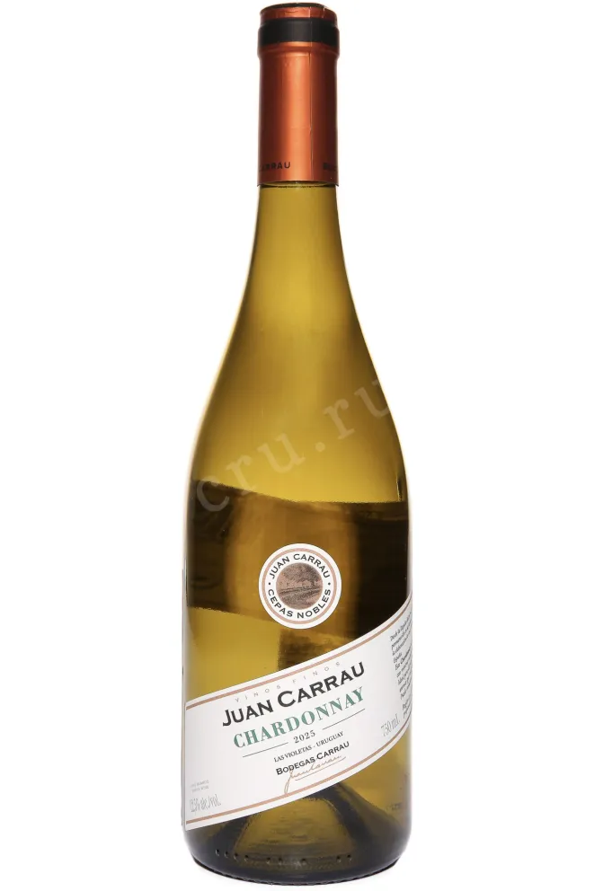 Вино Juan Carrau Chardonay 2020 0.75 л