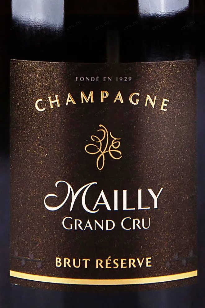Этикетка Mailly Brut Reserve 2017 0.75 л