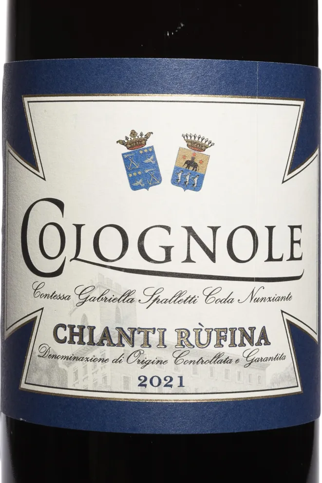 Этикетка Colognole Chianti Rufina 2021 0.75 л