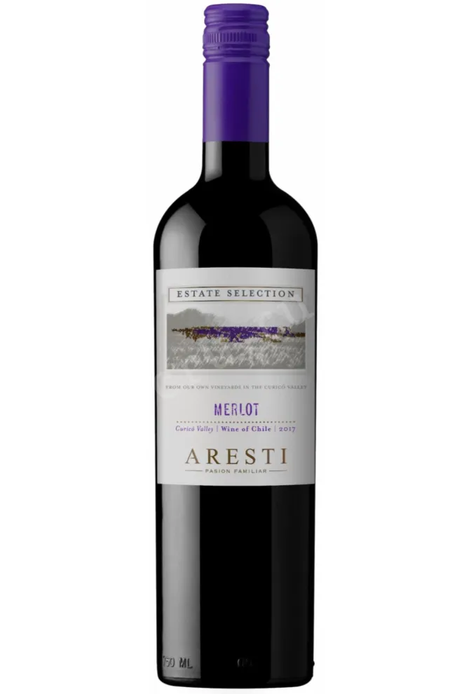 Вино Aresti Estate Selection Merlot Valle de Curico 2024 0.75 л
