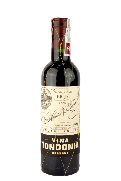 Вино Vina Tondonia Rezerva DOCa Rioja 2008 0.375 л