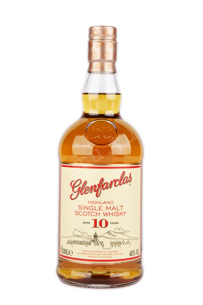 Бутылка виски Гленфарклас 10 лет 0.7