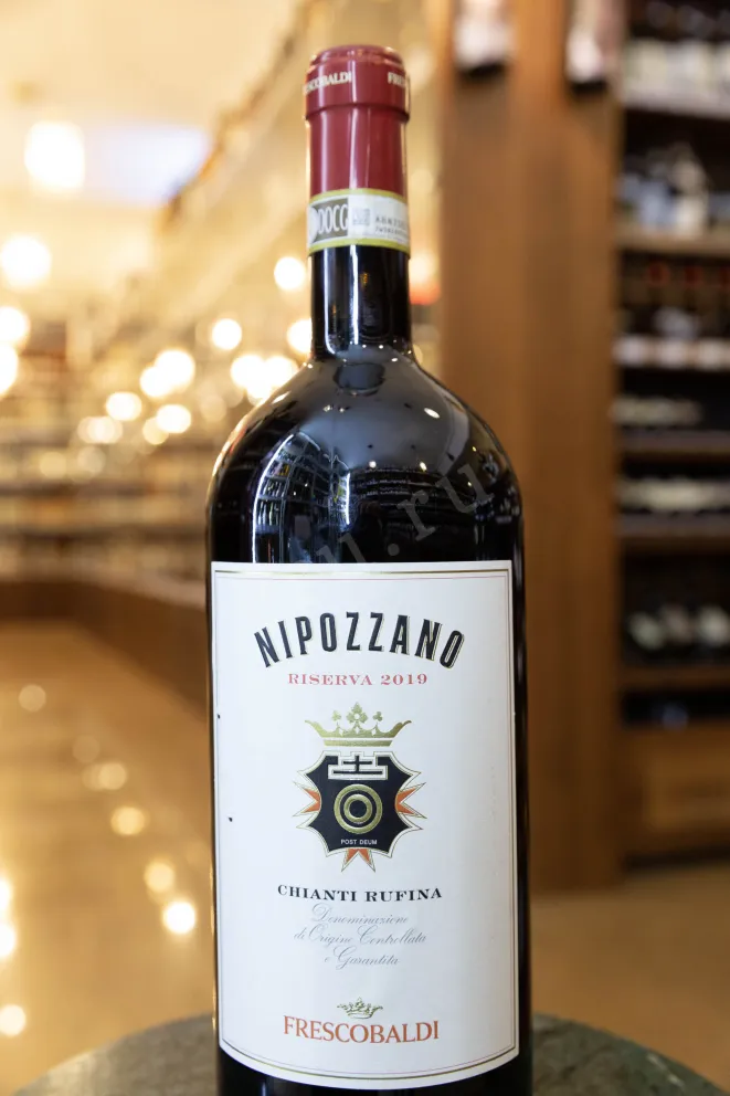 В магазине Крю Профи Frescobaldi Nipozzano Riserva Chianti Rufina wooden box 2019 1.5 л