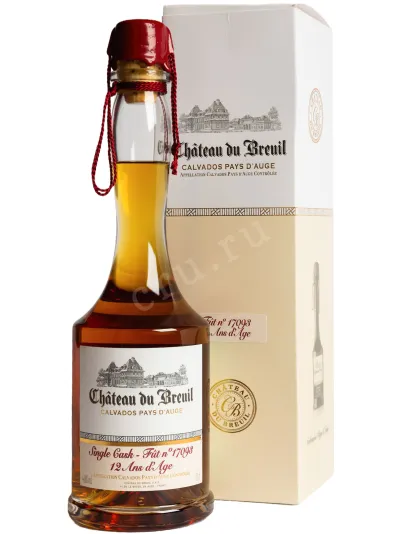 Кальвадос Chateau du Breuil Single Cask Fut №17093 12 Ans d'Age in gift box   0.7 л