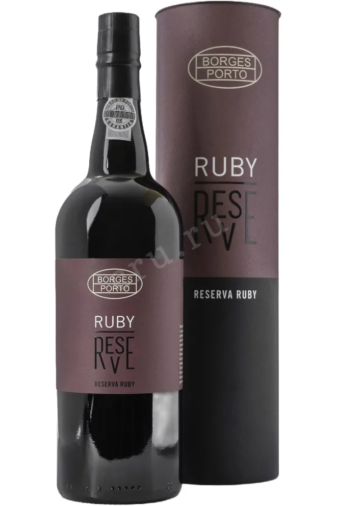 Портвейн Borges Ruby Reserve in tube 2018 0.75 л