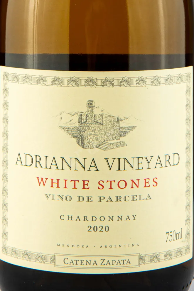 Этикетка Вино Вайт Стоунс Катена Запата 2020г 12,5% 0,75л красное сухое Мендоса Аргентина 2020
