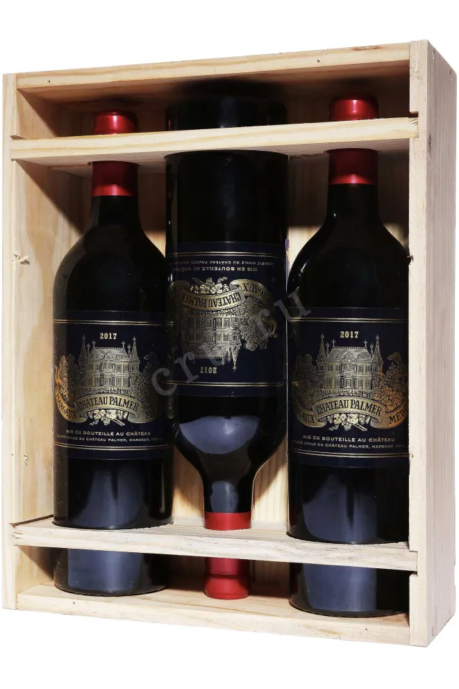 Деревянная коробка Chateau Palmer Margaux 2017 0.75 л