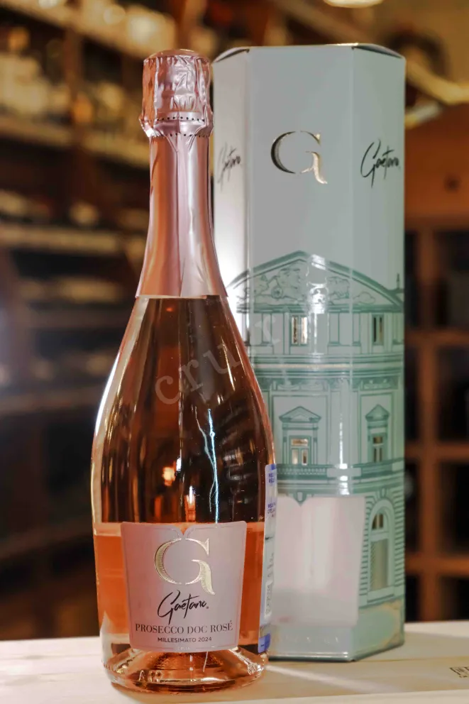 В магазине Крю Профи Gaetano Prosecco Rose Millesimato DOC in gift box 2024 0.75 л