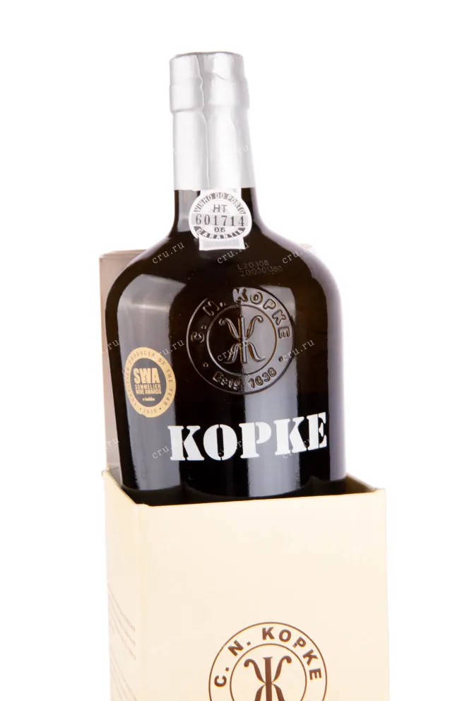 Бутылка в коробке портвейна Копке Файн Уайт 0.75 0.75 л