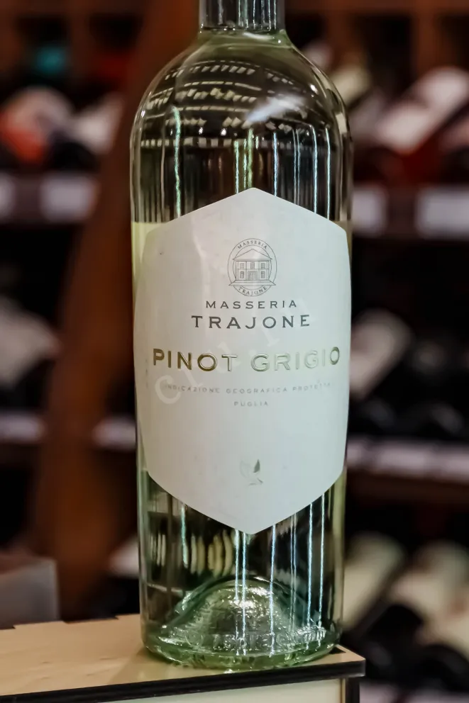 В магазине Крю Профи Masseria Trajone Pinot Grigio Puglia IGP 2024 0.75 л
