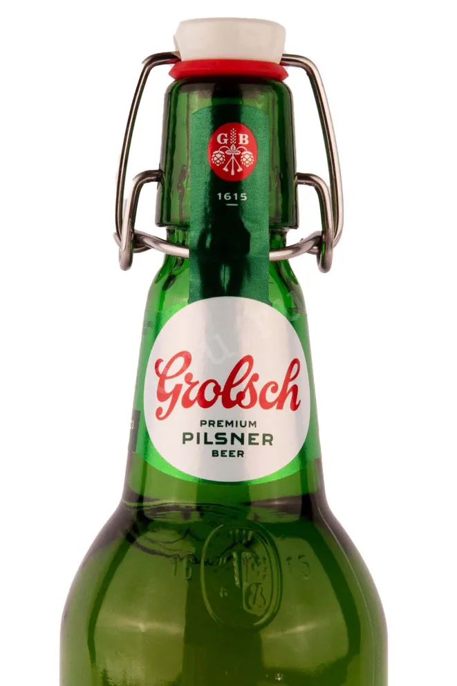 Этикетка Grolsch Premium Lager 0.45 л