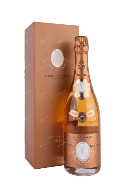 Шампанское Louis Roderer Cristal Rose gift box 2012 0.75 л