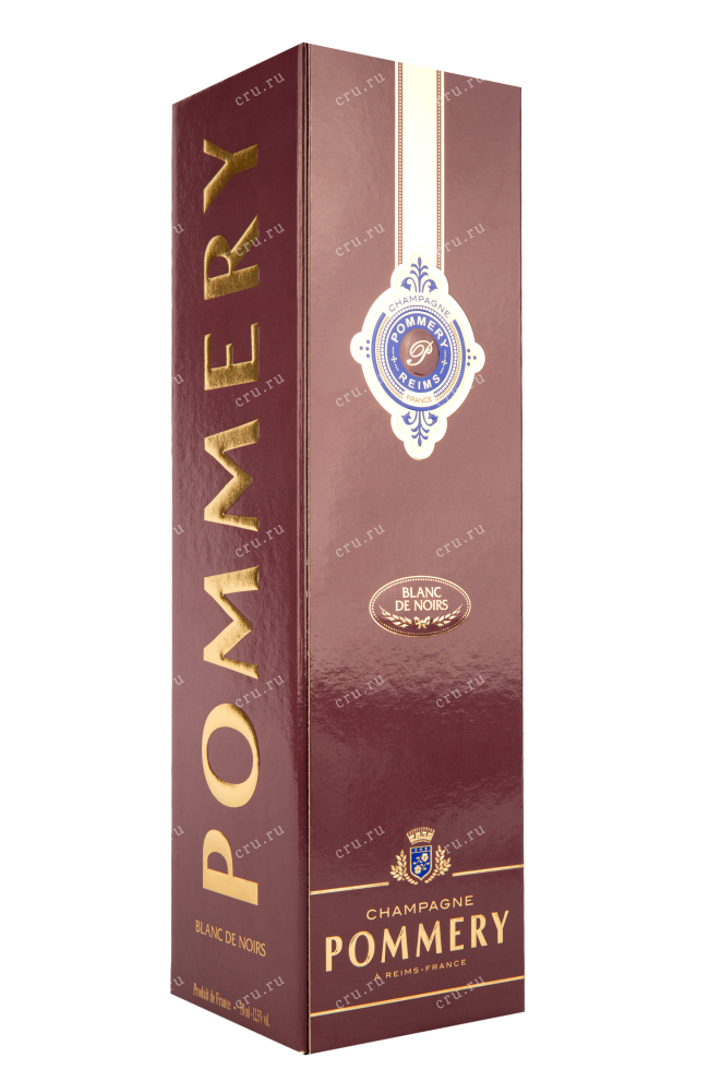 Подарочная коробка шампанского Поммери Апанаж Блан де Нуар 0,75
