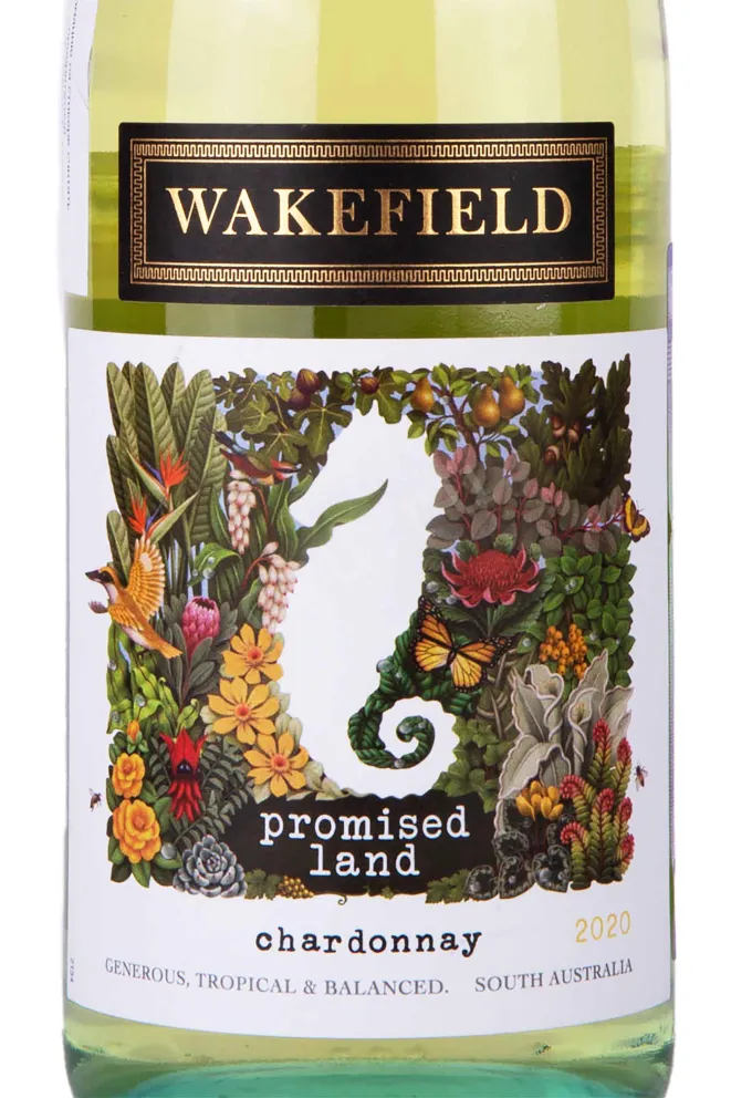 Этикетка Wakefield Promised Land Chardonnay 2020 0.75 л