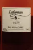 Этикетка Lafontan in wooden box 1978 0.7 л