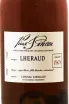 Этикетка Lheraud 1962 0.75 л