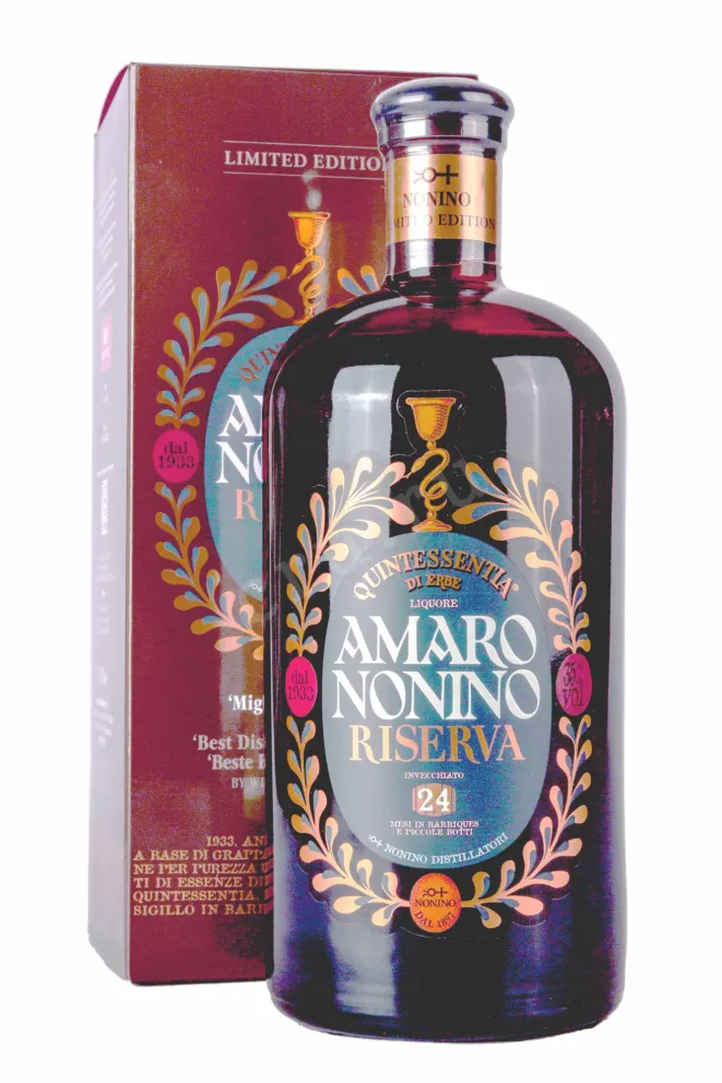 Ликер Nonino Amaro Quintessentia in gift box  0.7 л