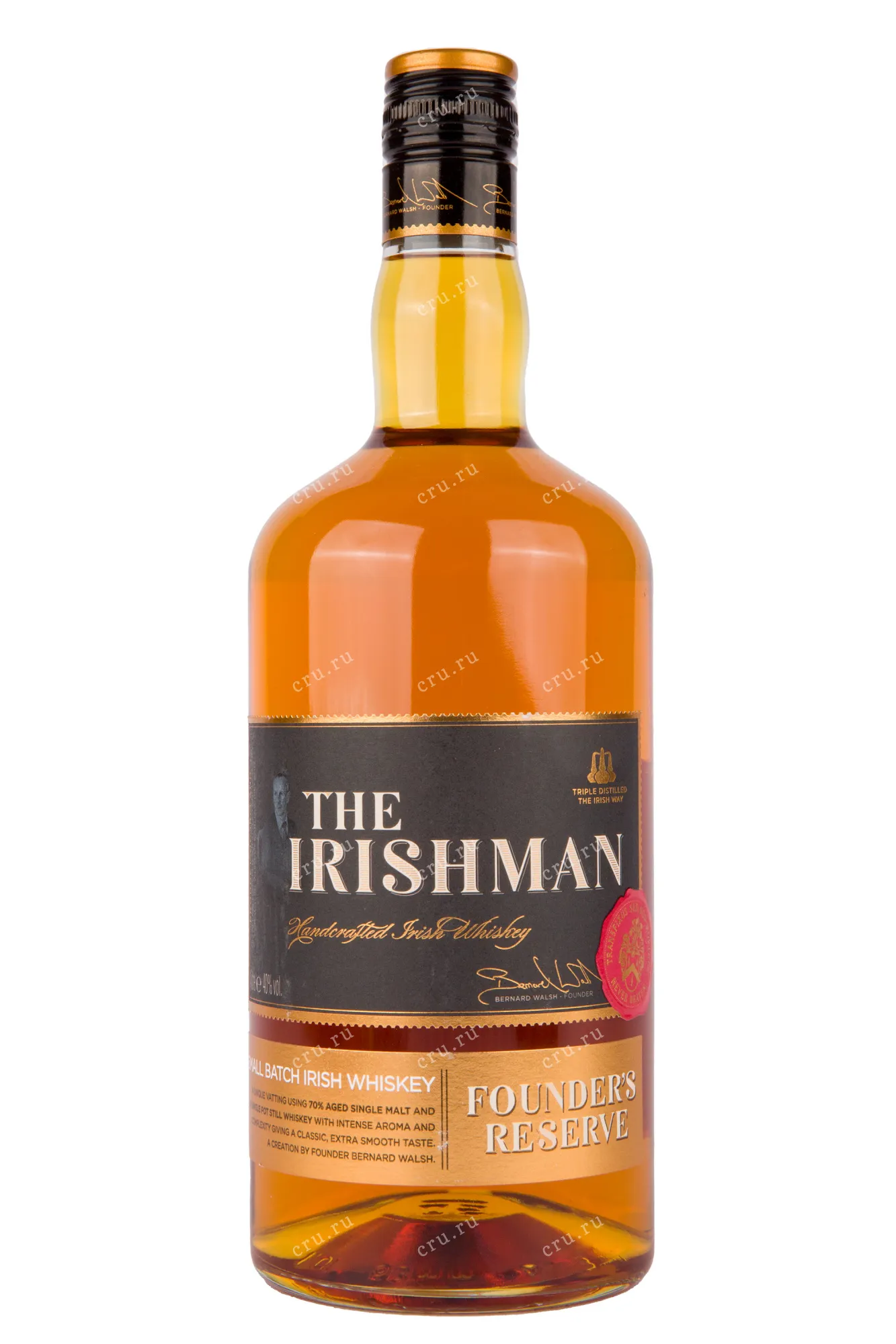 Фото — Виски The Irishman Founders Reserve 7 years  1 л