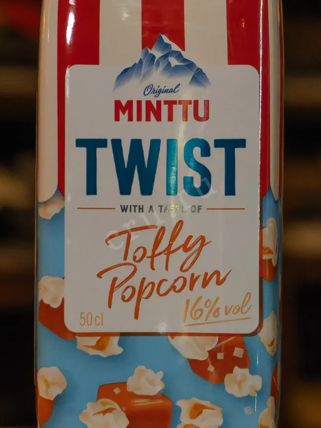 В магазине Крю Профи Minttu Twist Toffy Popcorn 0.5 л