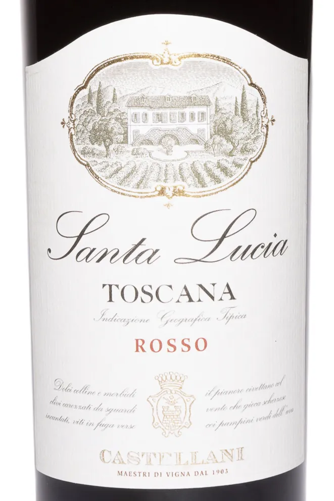 Этикетка Santa Lucia Toscana Rosso IGT 2023 0.75 л