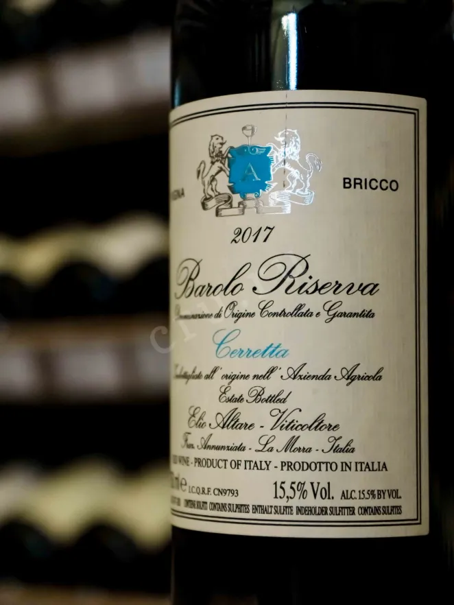 В магазине Крю Профи Elio Altare Barolo Cerretta Vigna Bricco Riserva DOCG 2017 0.75 л