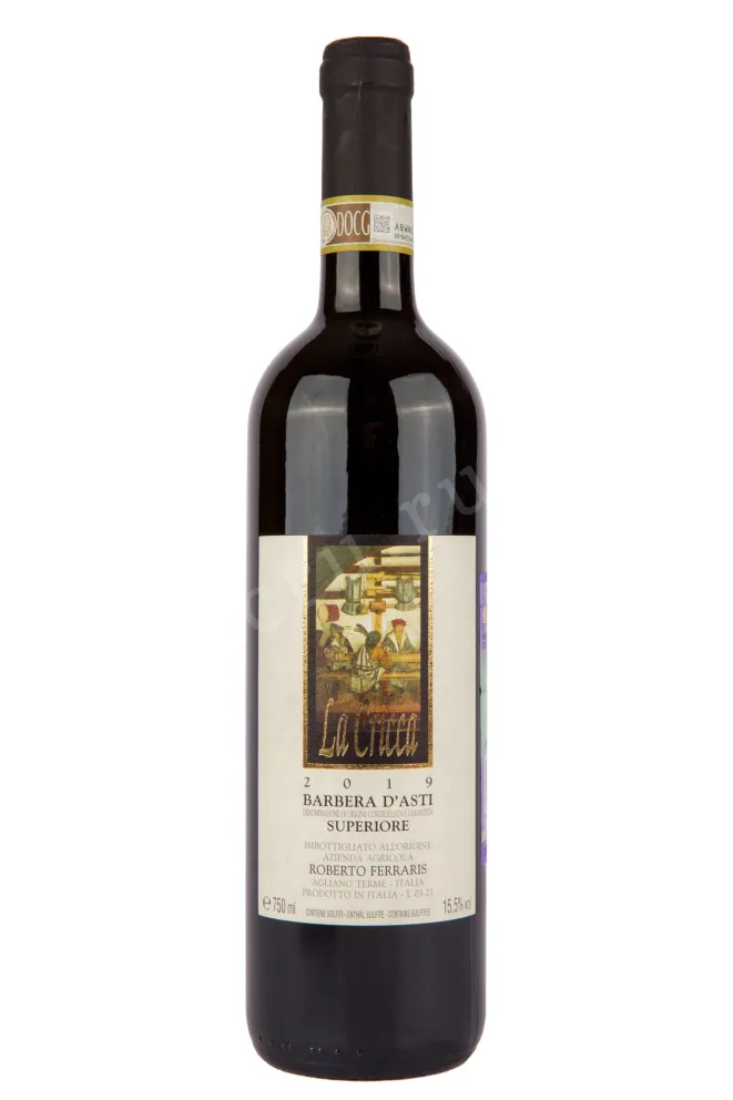 Вино Roberto Ferraris La Cricca Barbera d'Asti DOCG Superiore 2019 0.75 л