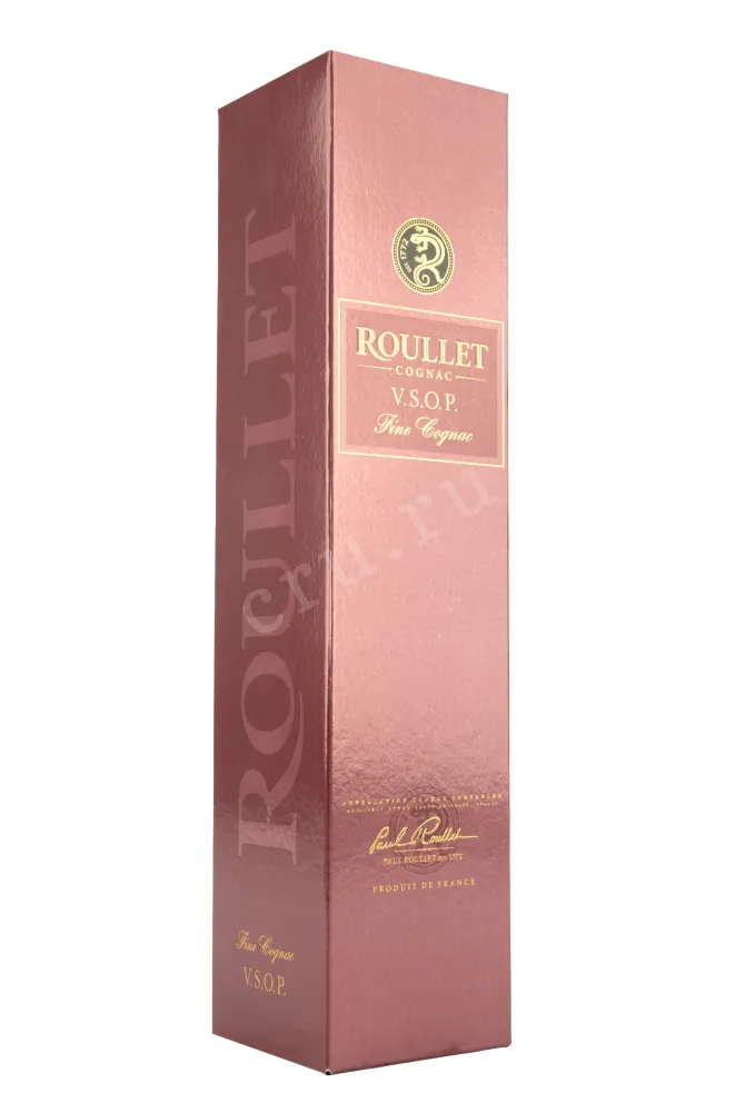Подарочная коробка коньяка Рулле ВСОП 0,7