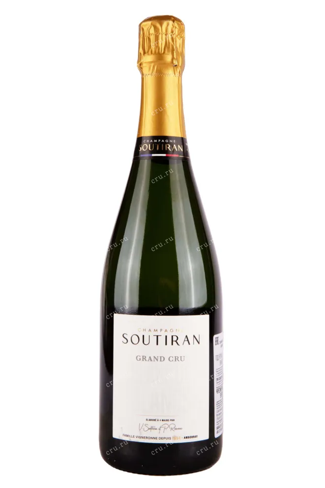 Шампанское Soutiran Blanc de Blancs Grand Cru Brut 2019 0.75 л