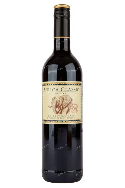 Вино Africa Classic Shiraz 2019 0.75 л