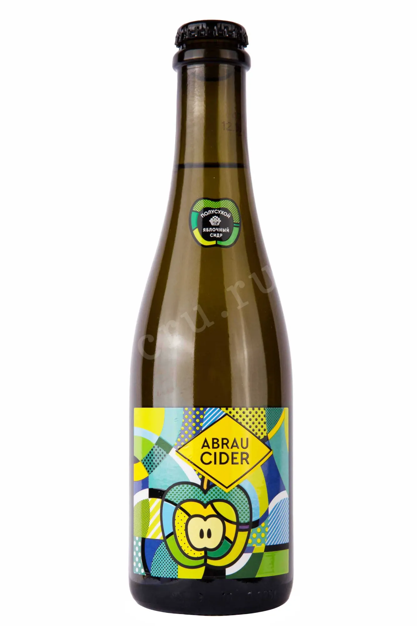 Фото — Сидр Abrau Apple Semidry  0.375 л
